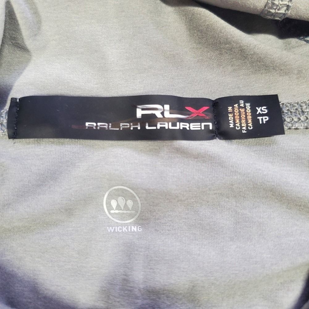 RLX Ralph Lauren Featherweight Hoodie Women XS Grey Performance Golf Lightweight - Picture 3 of 10